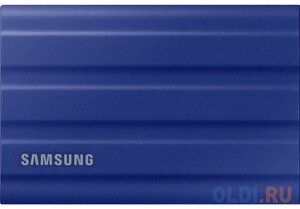 Внешний SSD диск 2 Tb USB Type-C Samsung T7 Shield синий