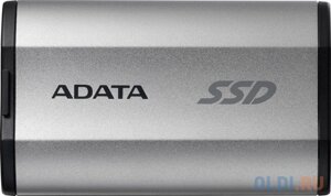 Внешний SSD диск 4 tb USB type-C ADATA SD810 grey серый