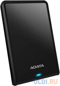 Внешний жесткий диск 1Tb Adata USB 3.1 AHV620S-1TU31-CBK HV620S Slim 2.5 чёрный