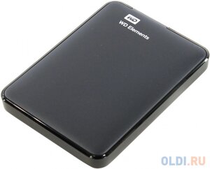 Внешний жесткий диск 2.5 1 Tb USB 3.0 Western Digital Elements Portable WDBUZG0010BBK-WESN черный