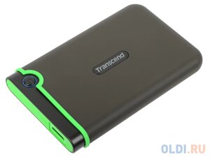 Внешний жесткий диск 2.5 2 Tb USB 3.0 Transcend TS2TSJ25M3S зеленый серый