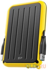 Внешний жесткий диск 2.5 2 Tb USB 3.1 Silicon Power Armor A66 желтый черный SP020TBPHD66SS3Y