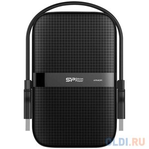 Внешний жесткий диск 2TB Silicon Power Armor A60, 2.5, USB 3.2, Черный