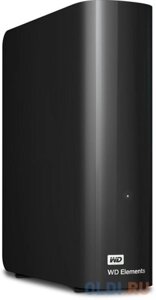 Внешний жесткий диск 3.5 USB3.0 6Tb Western Digital Elements Desktop WDBWLG0060HBK-EESN черный