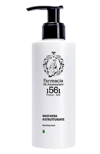 Восстанавливающая несмываемая маска для сухих, ломких и поврежденных волос (200ml) Farmacia. SS Annunziata 1561