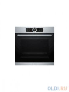 Встраиваемый электрический духовой шкаф Bosch HBG655BS1M Series 8, 595x594x548, 71 л, 3600 Вт 13 режимов гриль EcoClean 4D HotAir 10 автопрограмм