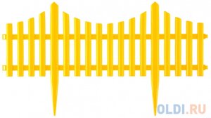 Забор декоративный Гибкий, 24х300 см, желтый, Россия Palisad