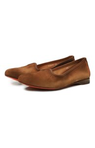 Замшевые лоферы Santoni