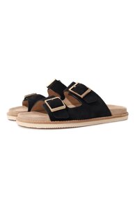 Замшевые шлепанцы Urban Brunello Cucinelli
