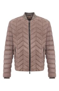 Замшевый бомбер Giorgio Armani