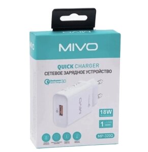 Зарядное устройство Mivo MP-320Q Quick Charger 18W