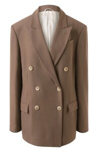 Жакет из вискозы и льна Brunello Cucinelli