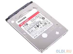 Жесткий диск 2.5 1tb toshiba HDWL110UZSVA L200 slim (7mm) SATA-III (128mb, 5400rpm)