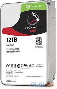 Жесткий диск 3.5 12 Tb 7200rpm 256Mb cache Seagate Ironwolf SATAIII ST12000VN0007