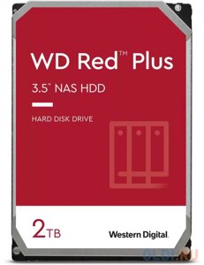 Жесткий диск WD SATA-III 2TB WD20EFPX NAS red plus (5400rpm) 64mb 3.5