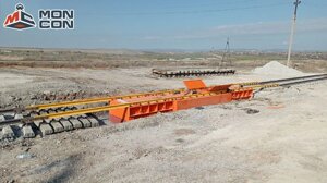 Железнодорожные вагонные весы ВТВ для статико-динамического взвешивания 80 тонн