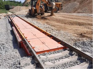 Железнодорожные вагонные весы ВТВ-С для повагонного взвешивания в статике 150 тонн