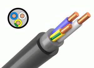 Кабель силовой ппгнга-FRHF 5х6 N, PE -0,66 гост 31996-2012