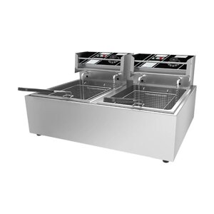 Фритюрница 12л. 6+6 (настольная, электрическая) Premium