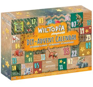 Адвент-календарь Playmobil Wiltopia: кругосветное путешествие с 23 фигурками животных