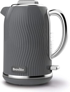 Чайник Breville VKT092, серый (Breville VKT092 Flow Electric Kettle, 1.7 L, 3 KW Fast Boil, Grey)