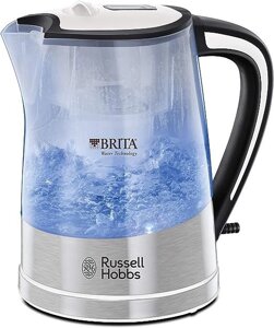 Электрический чайник Russell Hobbs Brita Filter Purity с фильтром и картриджем Brita Maxtra+ в комплекте