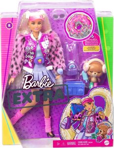 Кукла Barbie Extra со светлыми хвостиками и аксессуарами