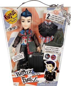 Кукла Bratz Pretty N Punk Эйтан с 2 нарядами и чемоданом