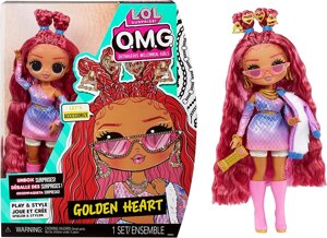 Кукла LOL Surprise OMG Golden Heart Голден Харт с аксессуарами