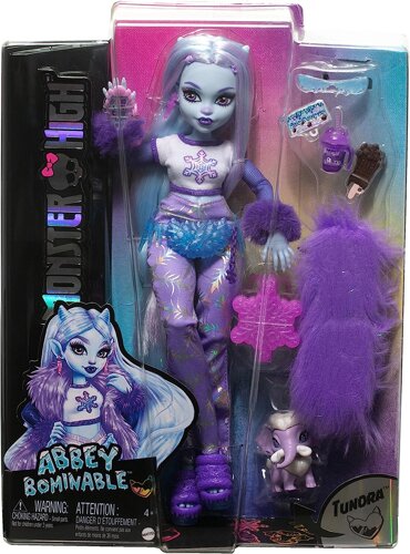 Кукла Monster High Эбби Боминейбл с питомцем и аксессуарами