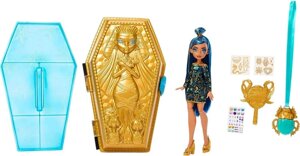 Набор игровой с куклой Monster High Клео с золотым саркофагом