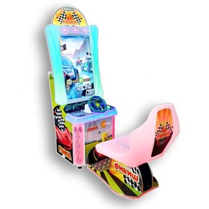 Авто гонка детский автомат с видеоиграми