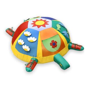 Детская Черепаха дидактическая со съёмными чехлами
