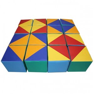 Детские игровые набор «Кубики –мозаика» 30 15х15х15 см