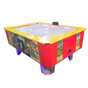Детский аэрохоккей Джунгли (180х110х65 см) (без устройств оплаты игры)
