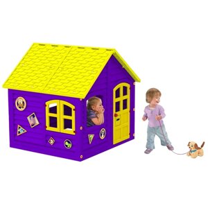 Детский домик LKids фиолетово-желтый
