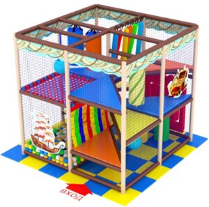Детский игровой лабиринт «Кубик» 5,8 м²2,6*2,5*2.5м)