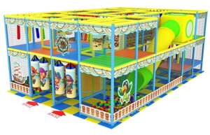 Детский игровой лабиринт «Птичка Тари» 34,6 м² (7,3*4,9*2,91м)