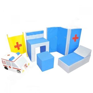 Детский игровой набор "Медик 7 предметов"