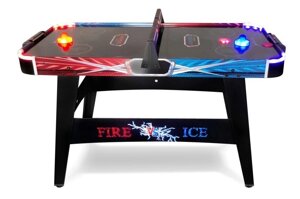 Игровой стол - аэрохоккей Fire Ice 4ф (137,2 х 68,5 х 79 см)
