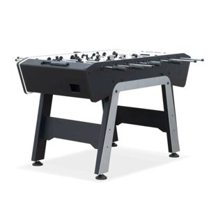 Игровой стол - футбол "Prime" черно-серый (142х74х88 см)