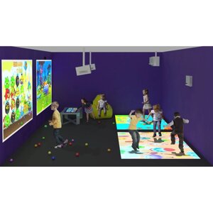 Мультимедийная детская комната с проекторами 30 м² Новинка