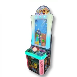 Паркур Детский автомат с видеоигрой и пуфом (Выставочный образец)