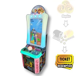 "Паркур" Детский автомат с видеоигрой и призовыми билетами