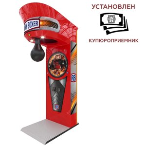 Силомер Rocky Boxer Красный, 4-х значный дисплей, корпус New с купюроприемником