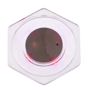 Weekend Шайба для аэрохоккея LED «Atomic Top Shelf»прозрачная, шестигранная, красный светодиод) D74 mm