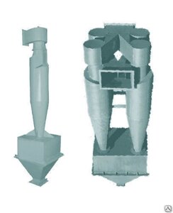 Аппарат сухой очистки газов Циклон СИОТ М