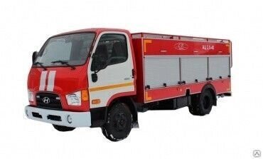 Автоцистерна пожарная АЦ 2,0-40 на шасси Hyundai HD-65 от компании ЭлМедиа Групп - фото 1