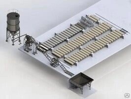 Автоматизированная линия по производству газобетона от компании ЭлМедиа Групп - фото 1