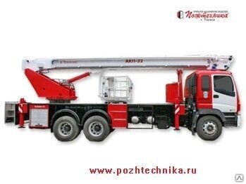 Автоподъемник коленчатый пожарный АКП-32 ISUZU от компании ЭлМедиа Групп - фото 1